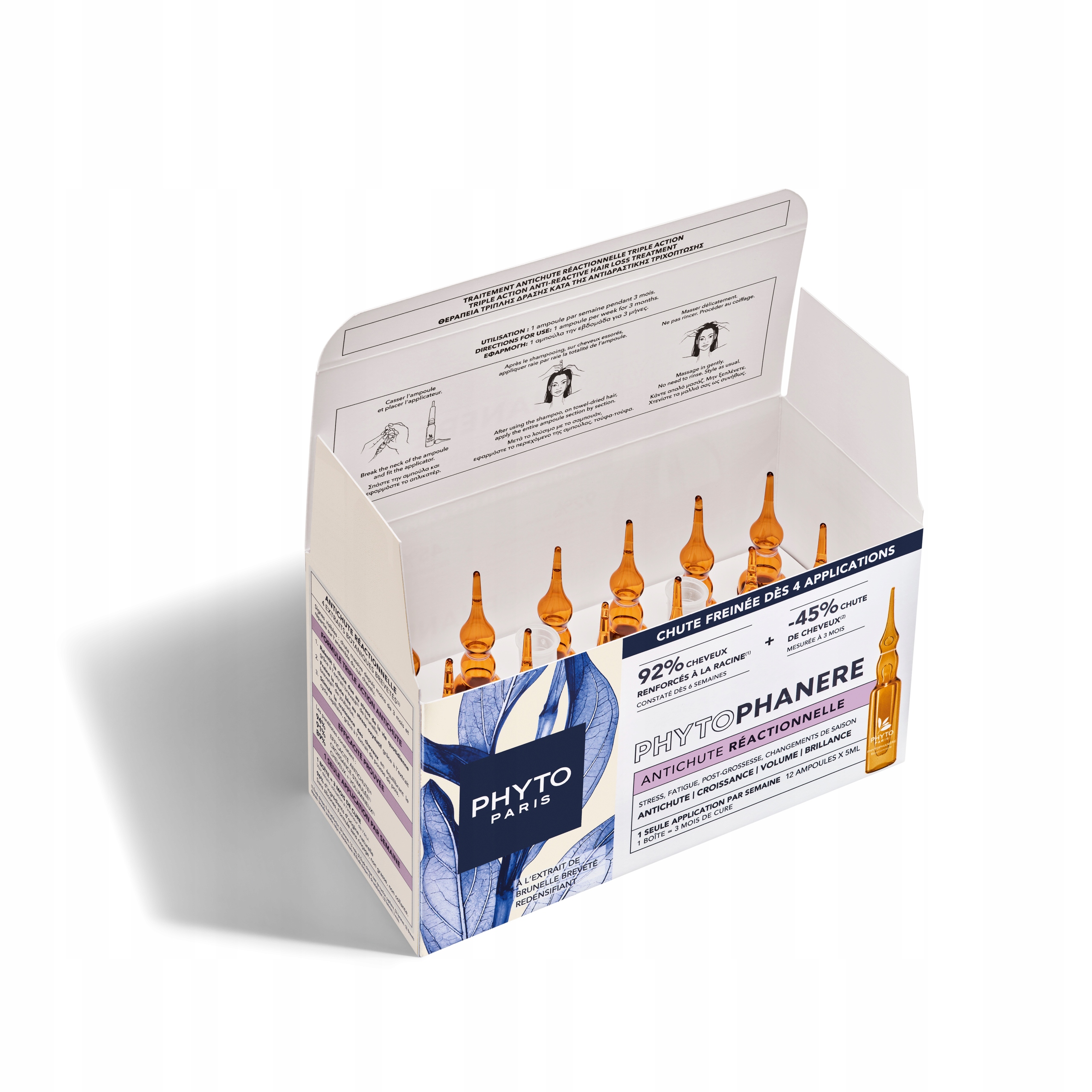 Phyto Phytophanere kuracja przeciw reakcyjnemu wypadaniu włosów
