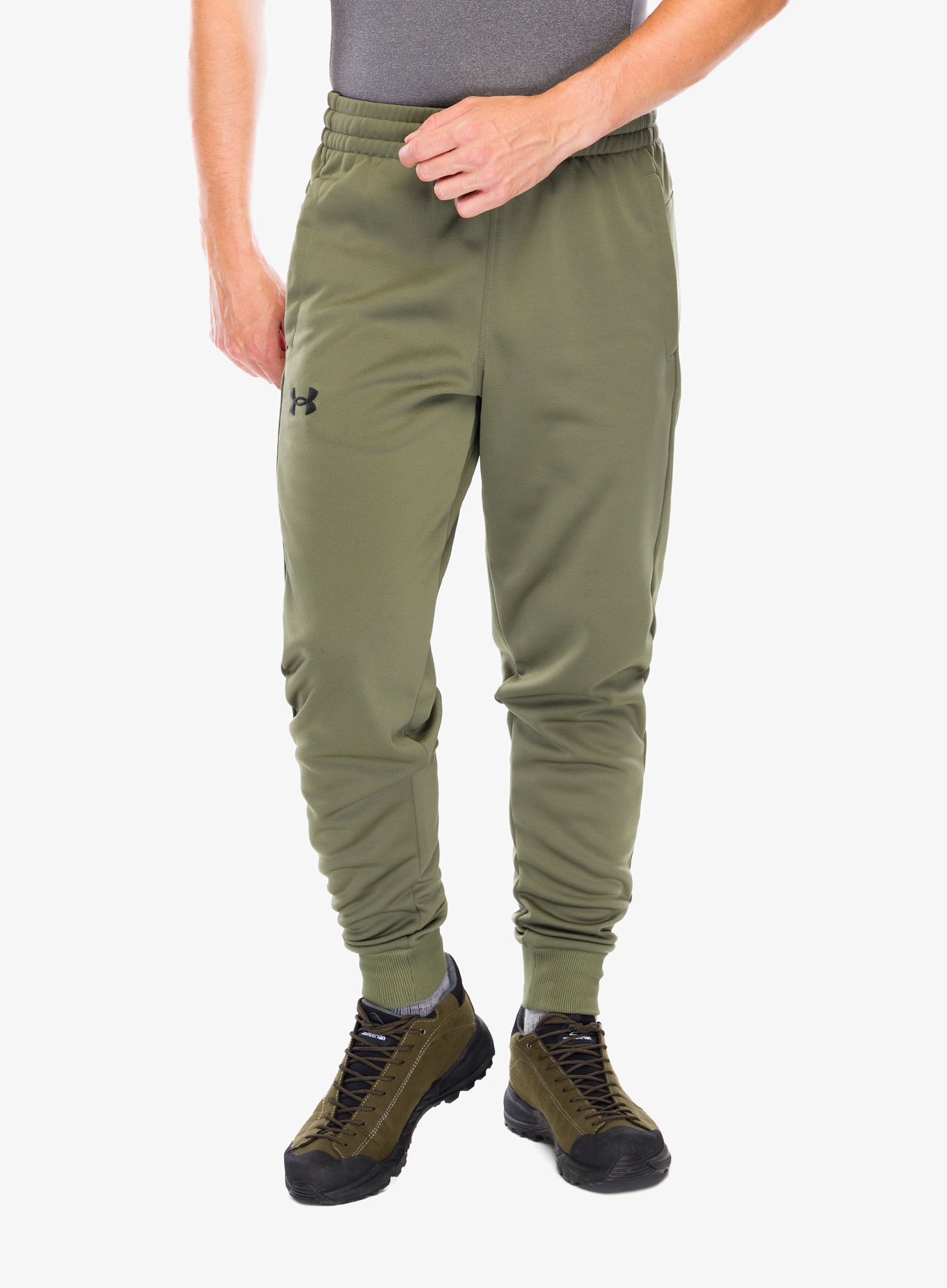 Kalhoty Under Armour Armour Fleece Joggers marine od green/black S