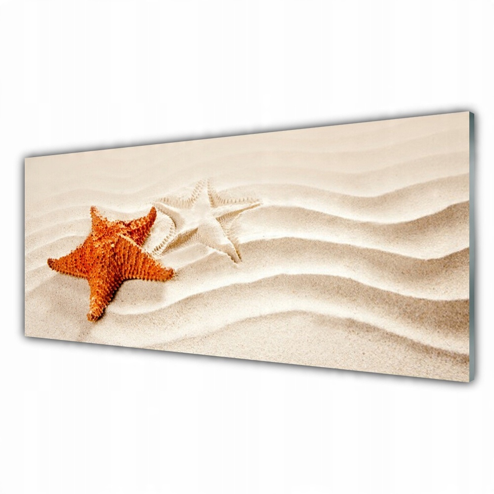 

Fotoobraz akryl 125x50 Rozgwiazda na Piasku Plaża