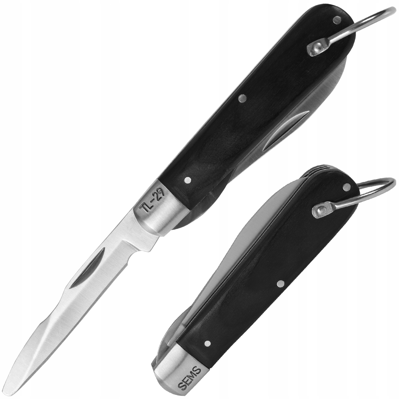 Nóż składany scyzoryk Us Tl 29 electrician Us Army knife kieszonkowy Czarny