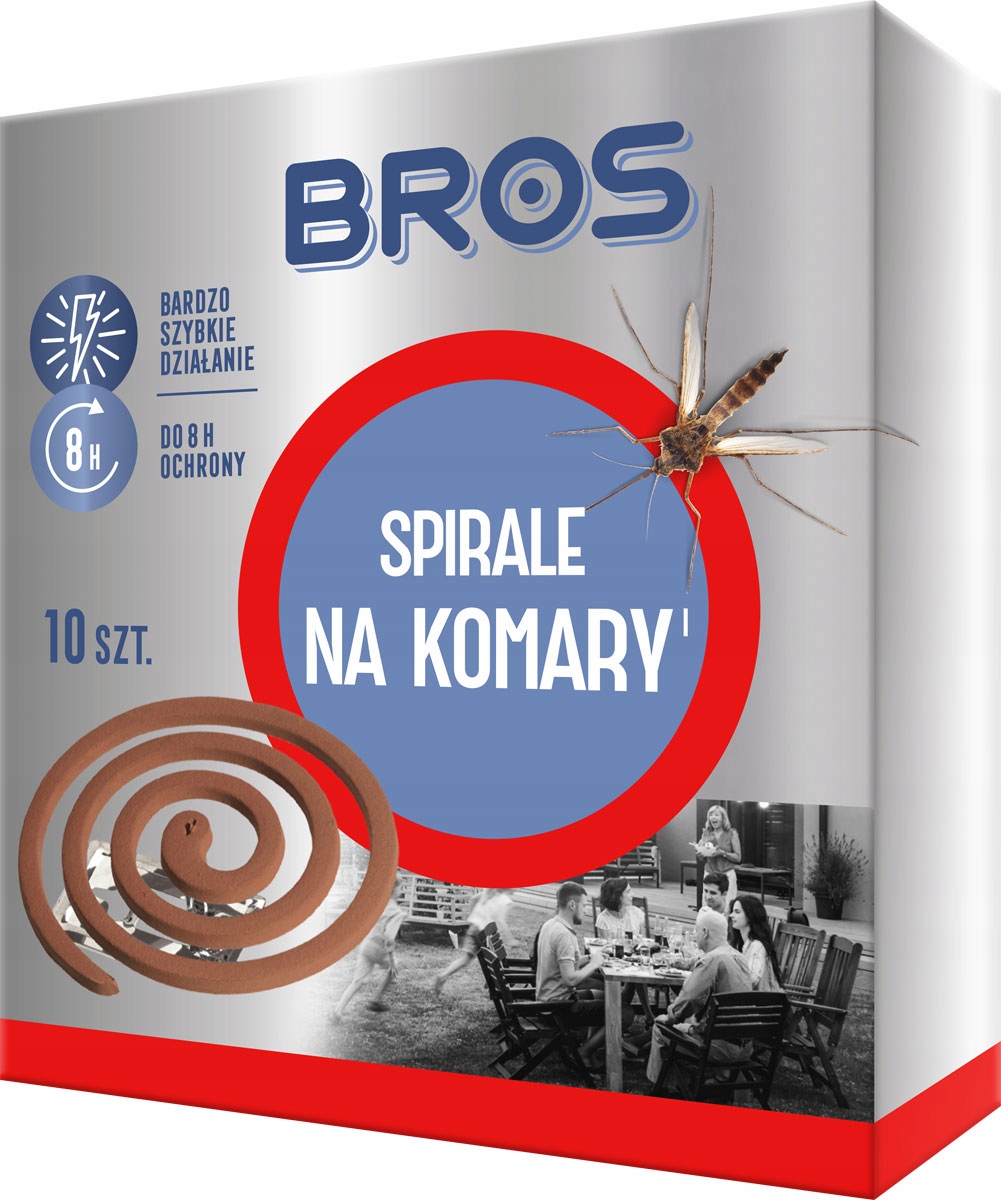 

Bros Spirala Odstraszacz Na Komary Meszki 10 szt