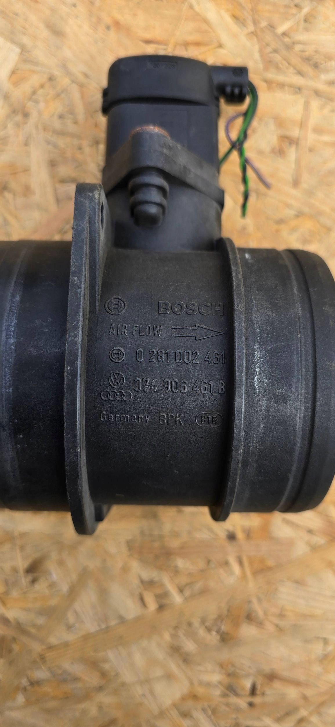 flow meter 2.0 TDI AUDI VW SKODA SEAT 074906461B