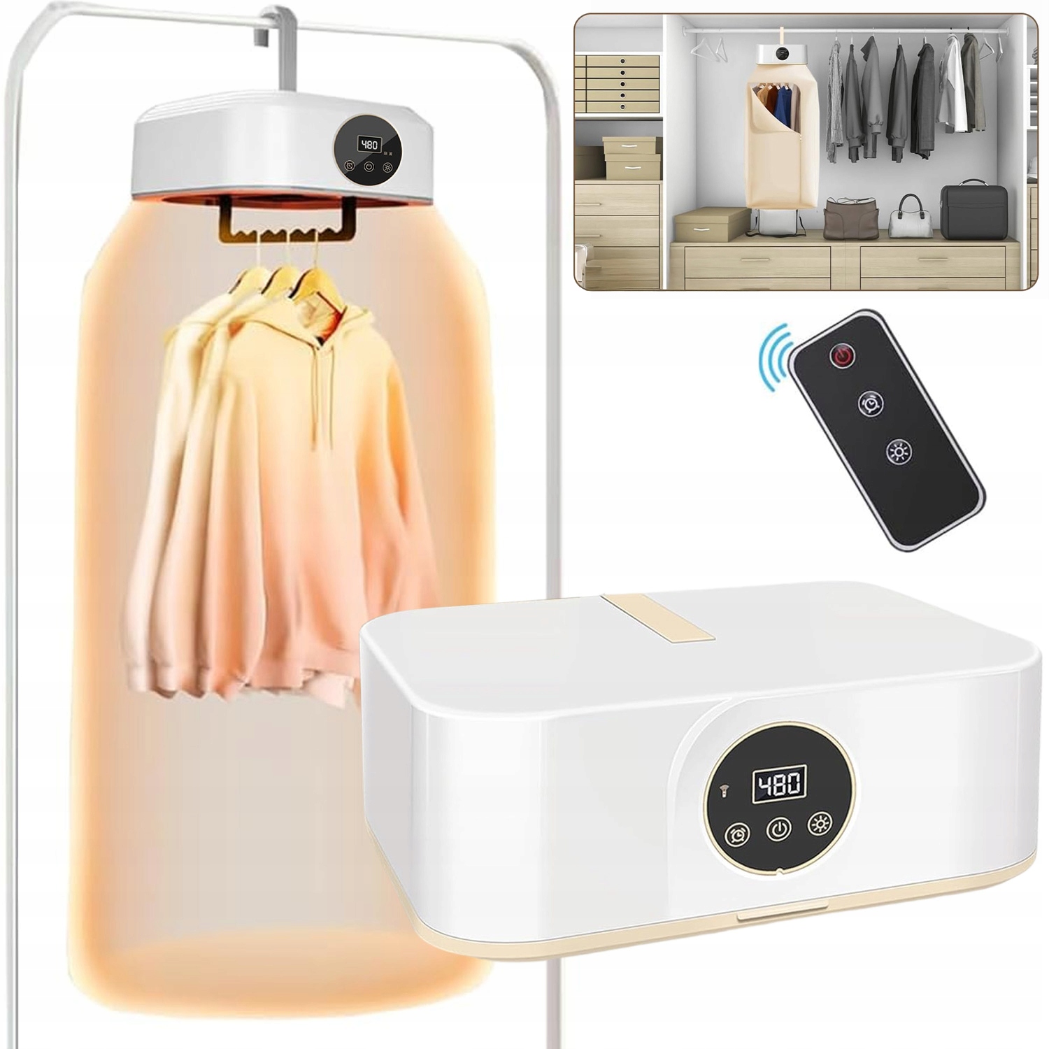 Levně Elektrická Sušák Na Prádlo Sušák Skládací Sušák Topení Ptc