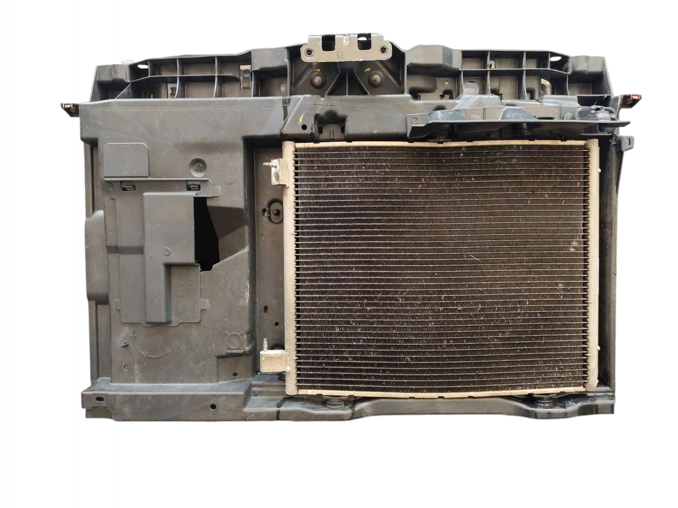 support panel for radiators pillar sider radiator fan PEUGEOT 208 and 1.4 VTI
