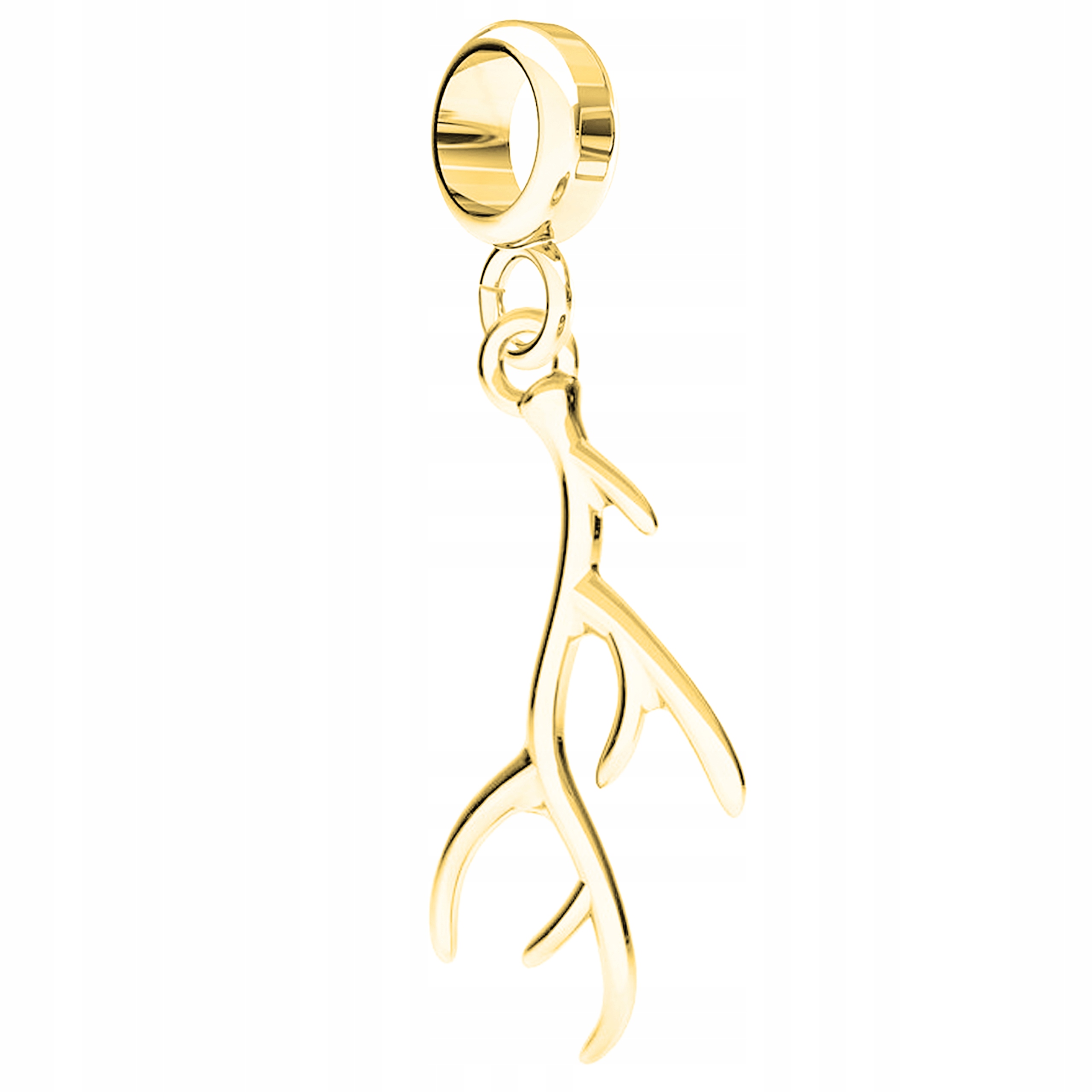 Zlatý přívěsek Parohy Jelena stříbro 925