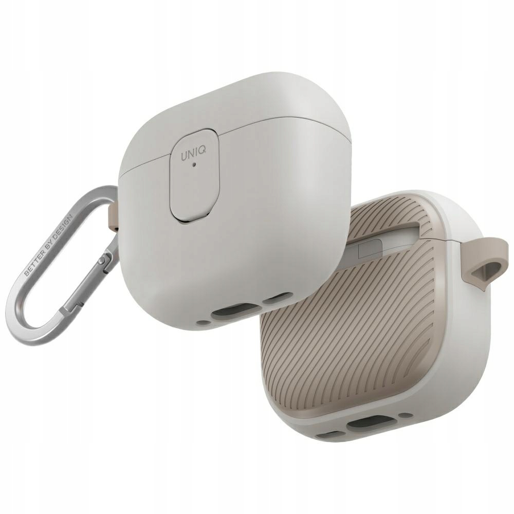 Etui Uniq Clyde Lock Case do AirPods 4 beżowe Uniq