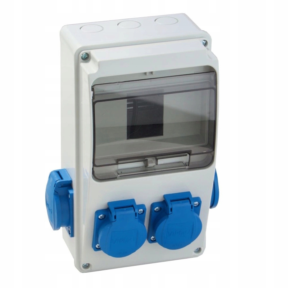 Viplast Stavební 6-modulový nástěnný rozvaděč se zásuvkami 4x250V