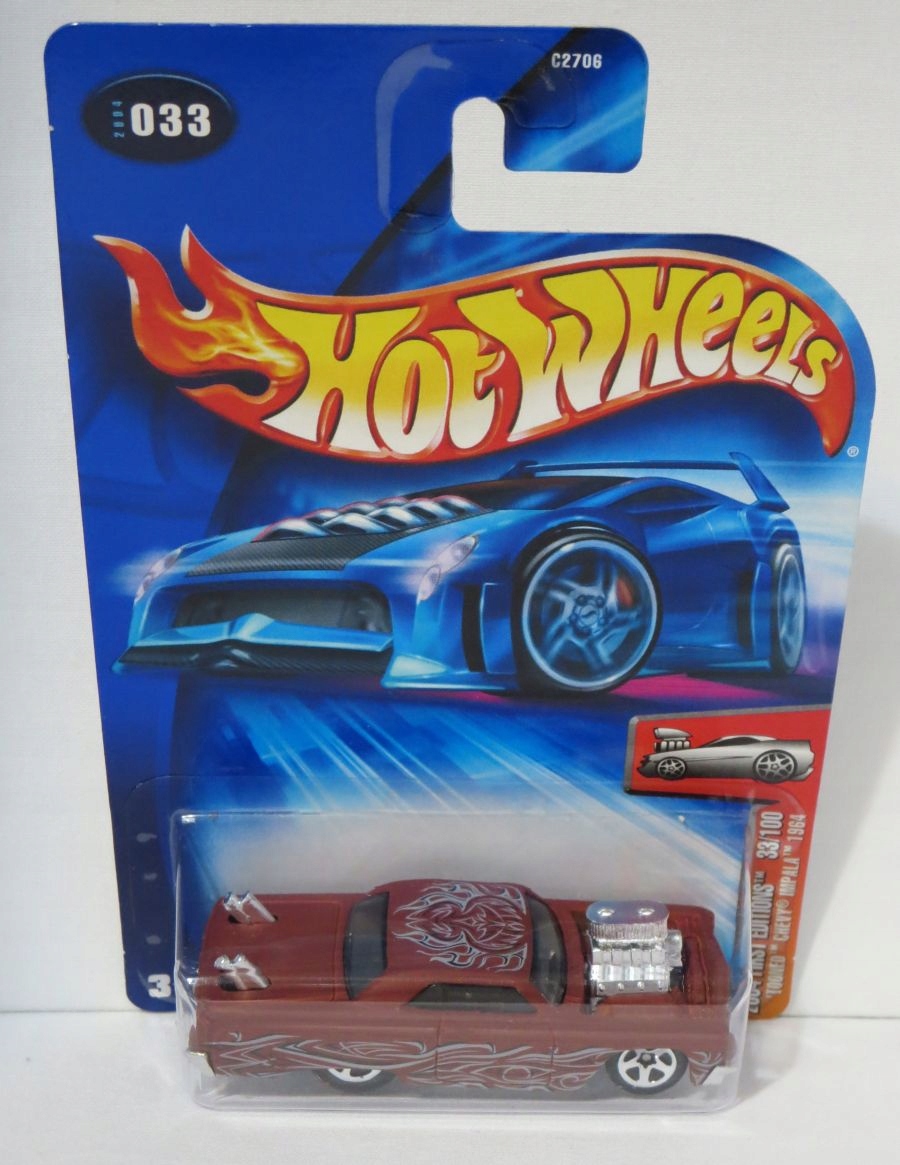 Hot Wheels 1:64 Tooned Chevy Impala 1964 brown HW2004
