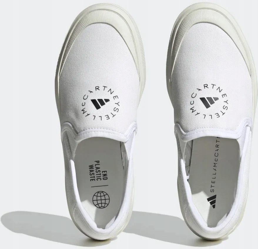 Boty adidas by Stella McCartney Court Slip-On Shoes vel. 43 1/3 HP3206 Bílé