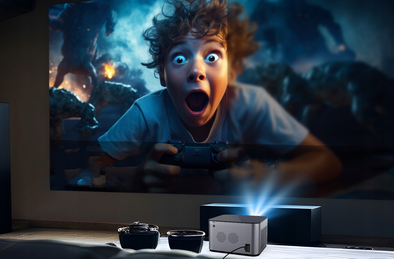 PROJEKTOR Magcubic HY 350 PRO WERSJA 2025 4K ANDROID LED WIFI FULL HD Wbudowane głośniki tak