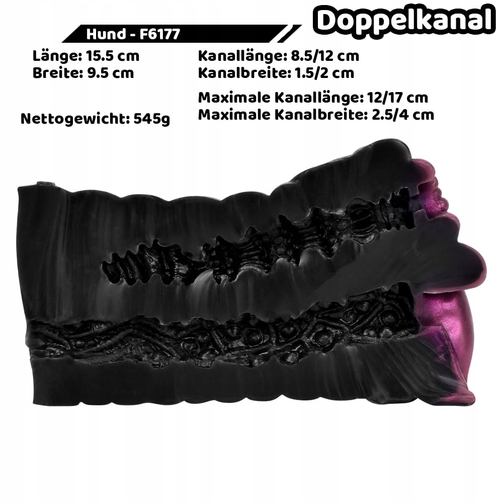 LMGOC Realistyczny Masturbator Silikonowy 3D Dla Mężczyzn Z Puszystym Psem — miniatura 3