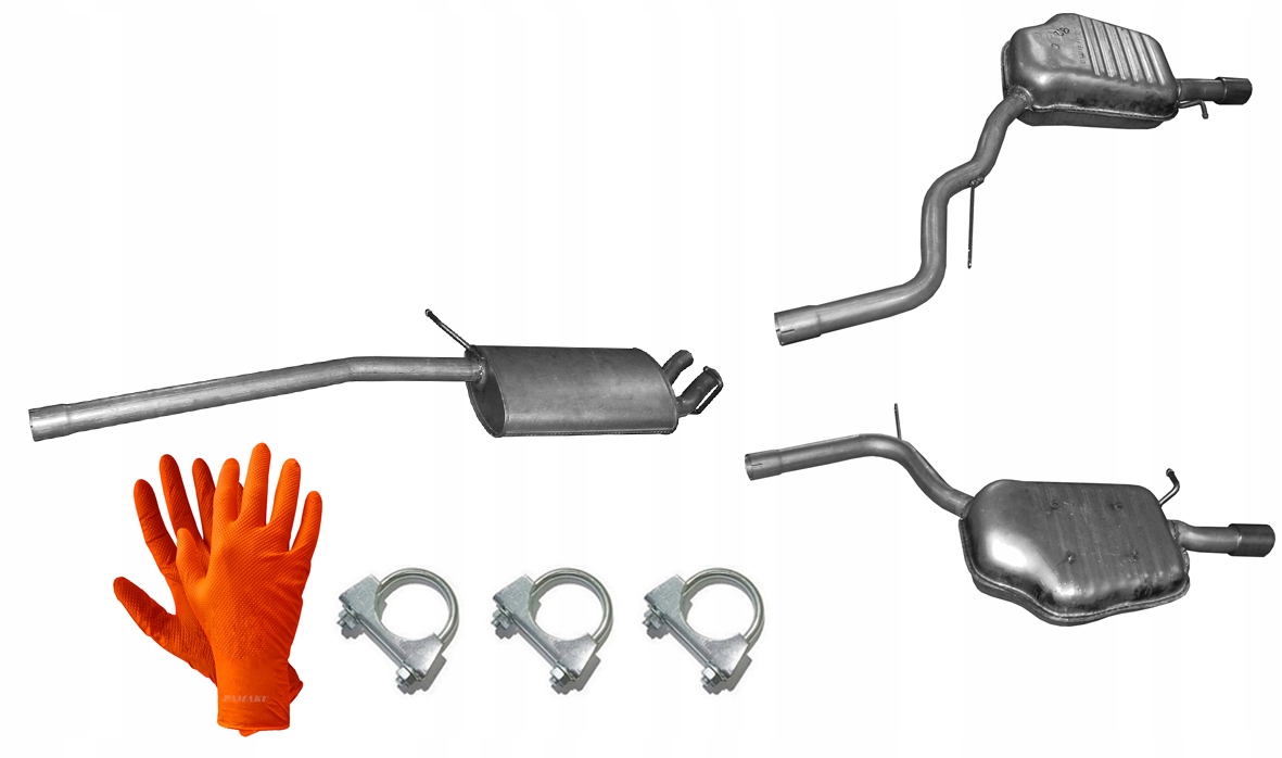 Audi A4 B6 2.5 TDi 114-120 kW (2001-6/2005) Tlumič Koncový L+p
