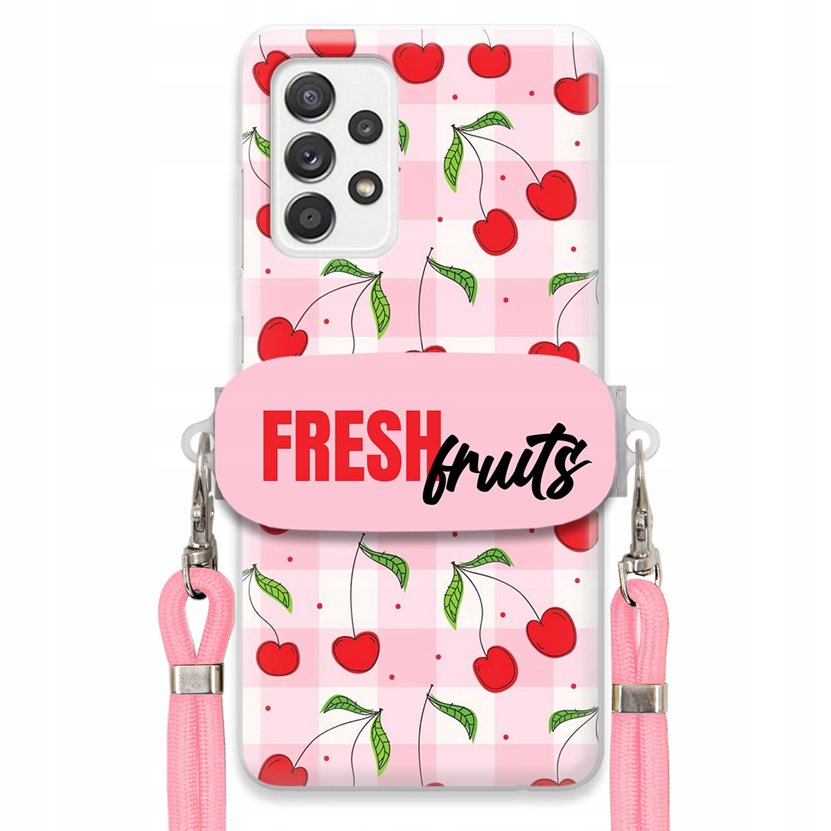 Pouzdro pro Samsung A52/A52 4G/A52 5G/A52s 5G držák na šňůrku Fresh Fruits