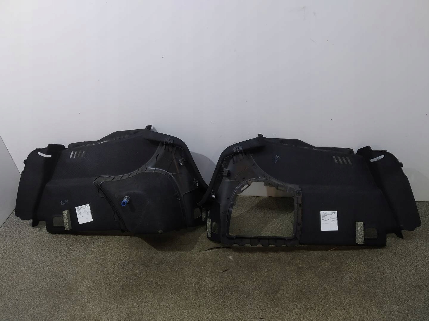 boot upholstery left right rear part sedan 8V5863888K Audi A3 III 8V