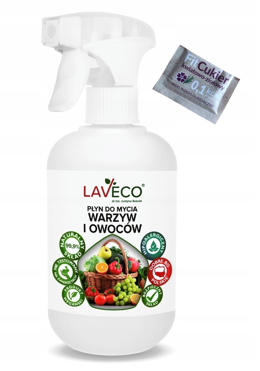 

Laveco Płyn Do Mycia Warzyw I Owoców 500ml