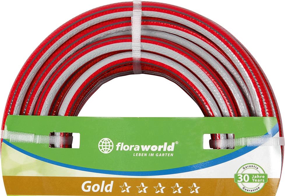 Profesionální zahradní hadice Nts 3/4" 10 m 5-vrstvá červená Floraworld