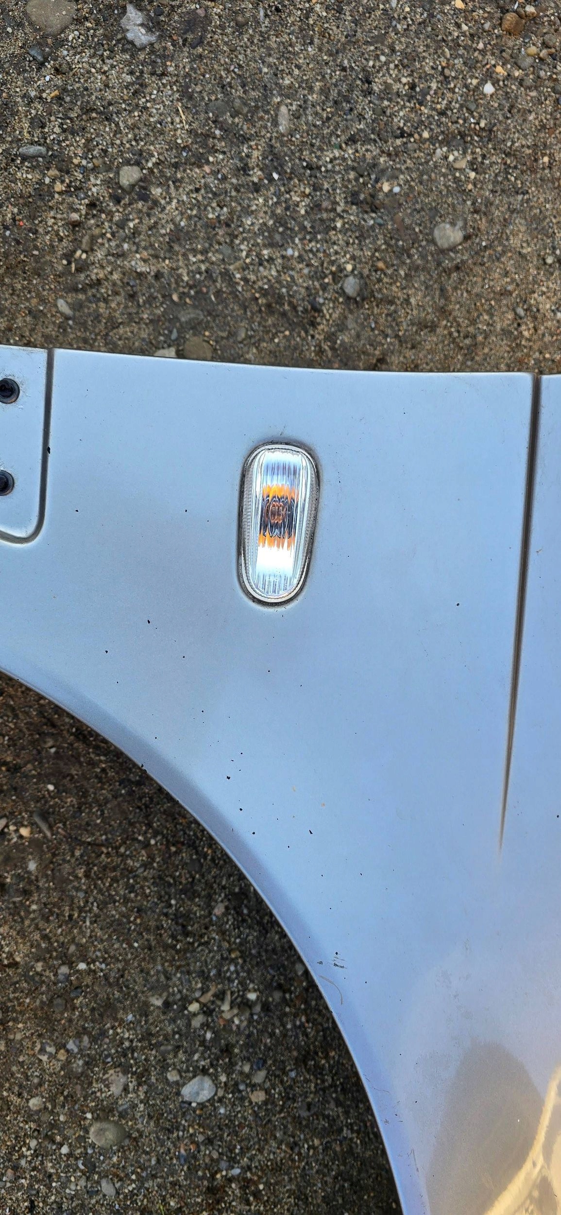 fender right front SAAB 9-5 SREBRNY