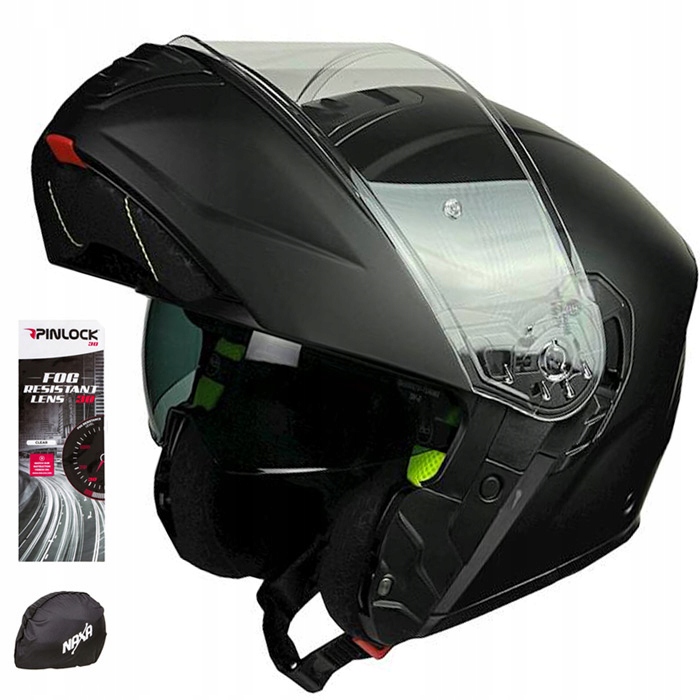 Kask Szczękowy Z Blendą Naxa FO7/B +pinlock r L