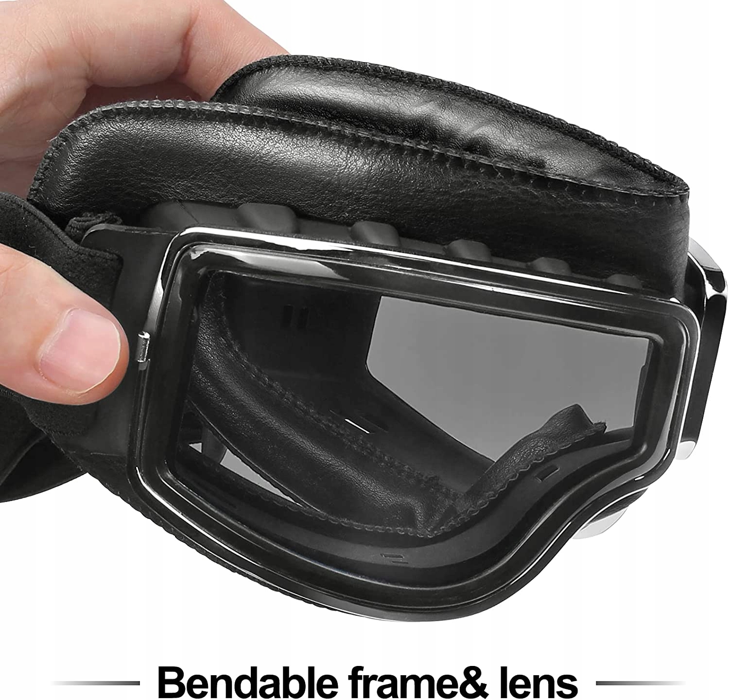 GOGLE MOTOCYKLOWE VINTAGE OFF-ROADOWE OKULARY ATV Model MT031