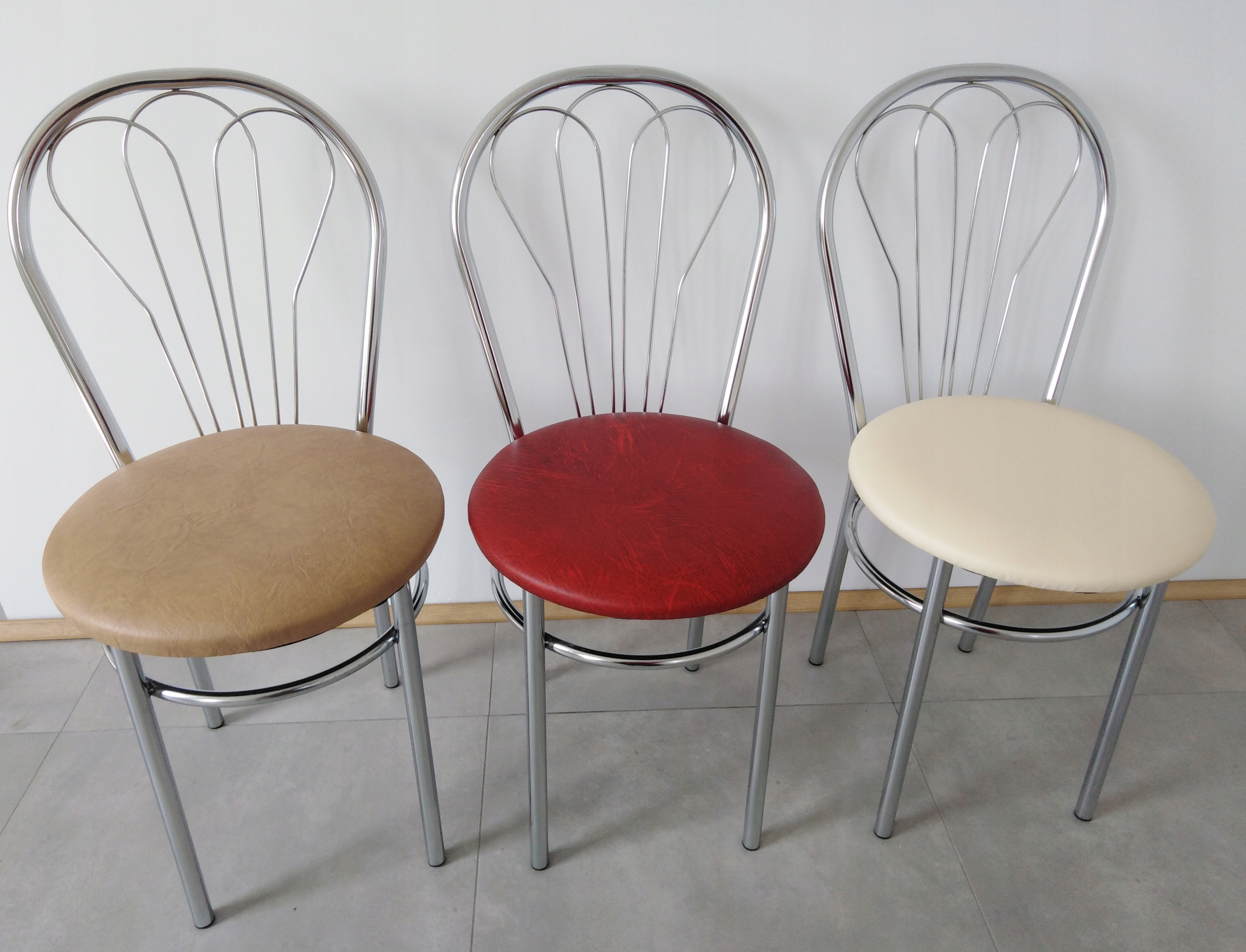 Zestaw stol 100/65 + 4 krzesła venus nowe Wysokość stołu 75 cm