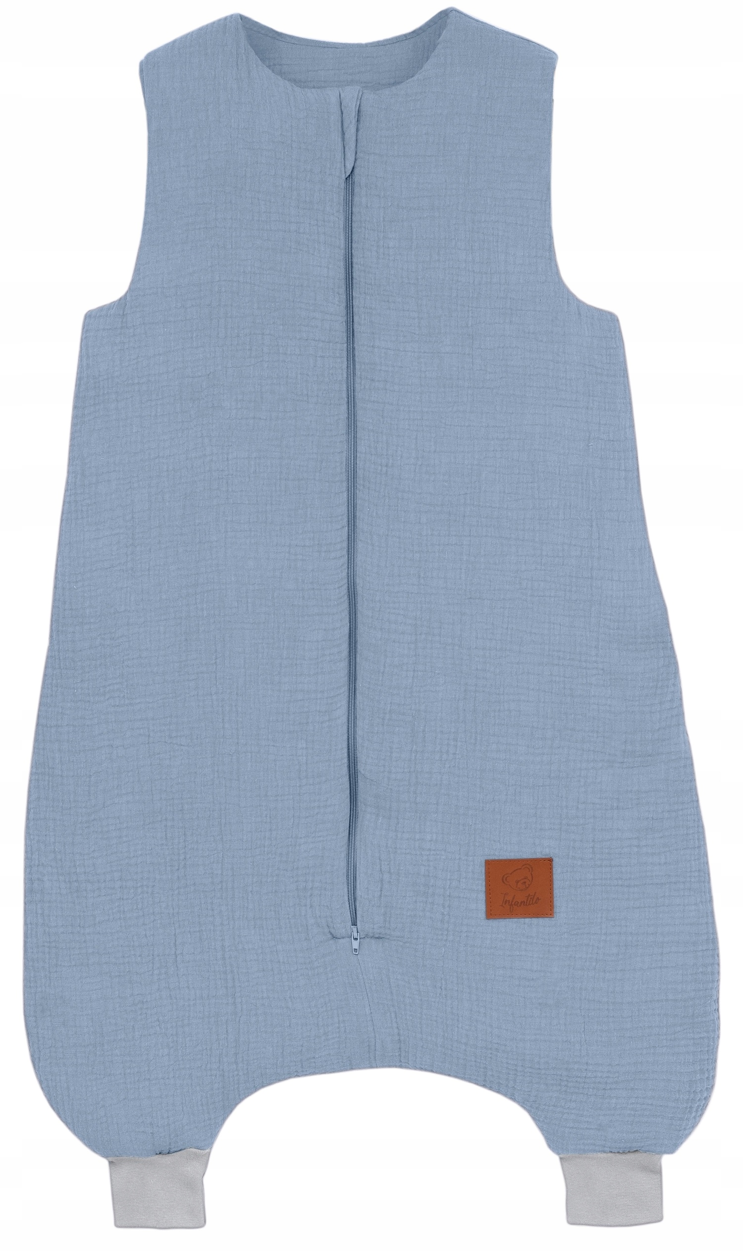 ŚPIWOREK Z NOGAWKAMI MUŚLINOWY LETNI 18-36 miesięcy 1 TOG Długość 88 cm