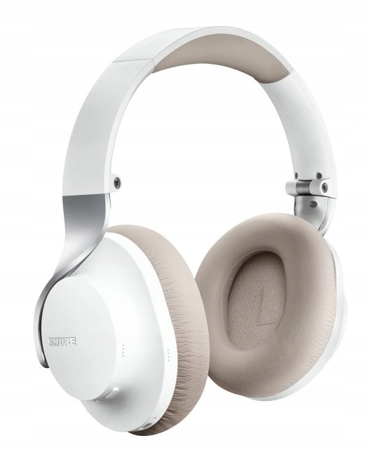 Słuchawki bezprzewodowe nauszne Shure Aonic 40 Wireless Anc Biały