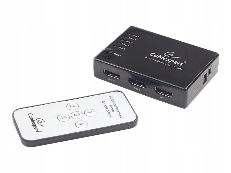 DSW-HDMI-53 Switch Przełącznik Hdmi 5 porty 4K Uhd