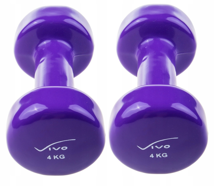 VIVO Hantle Hantelki Ciężarki Do Ćwiczeń Fitness Treningu 2x4 kg Marka Vivo