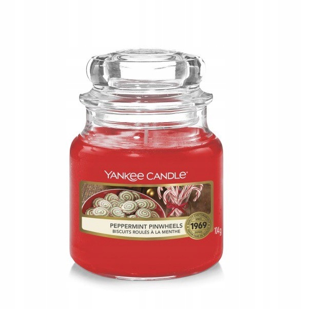 

Mała świeca Peppermint Pinwheels Yankee Candle