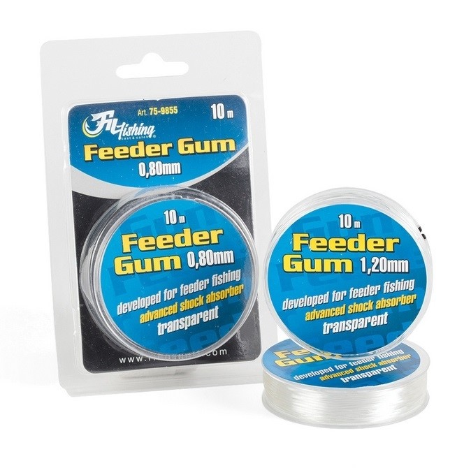 Feeder Gum Amortyzator Clear (Przezroczysty) 0,80 mm 10m Filfishing