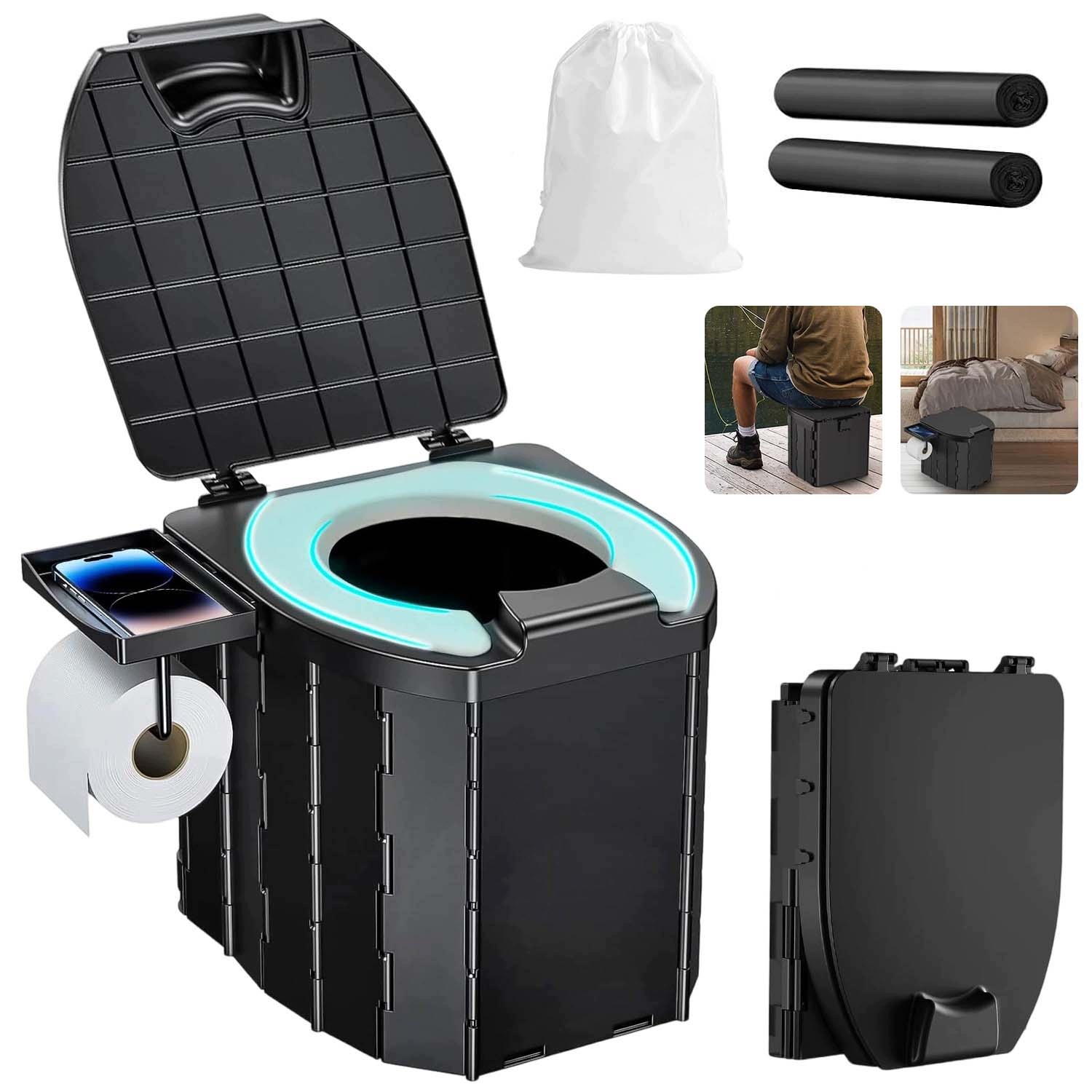 Přenosná Turistická Toaleta Mobilní Wc Kempovací Záchod Pro Pozemek