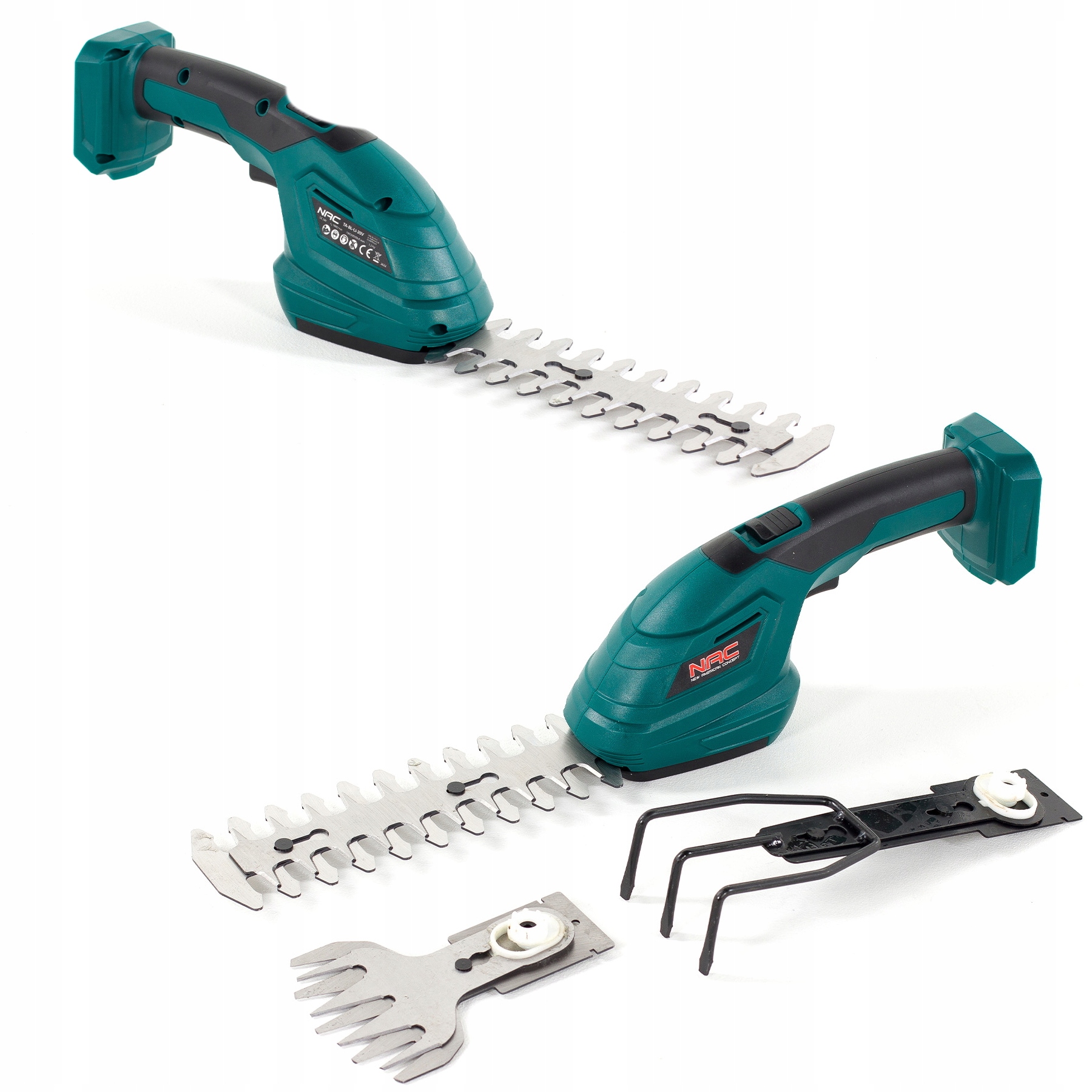 Nożyce Akumulatorowe Nac 20V Do Trawy Krzewów 3W1