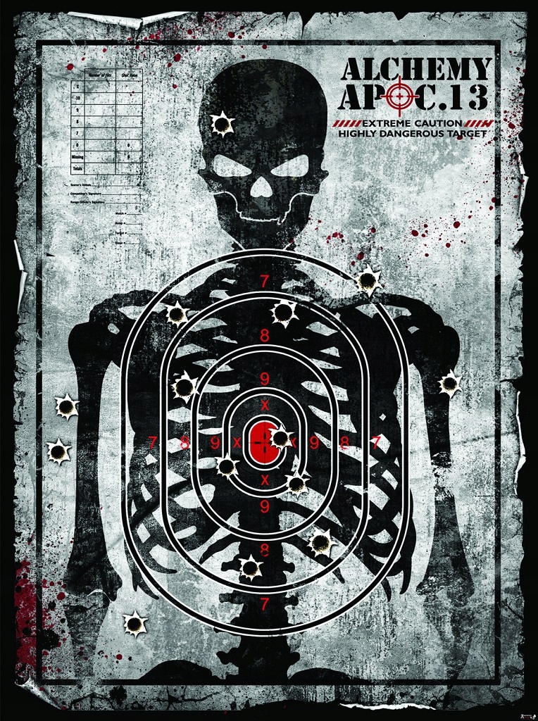 Vliesová Fototapeta 184x254 Armáda Kostra na střelnici +lepidlo