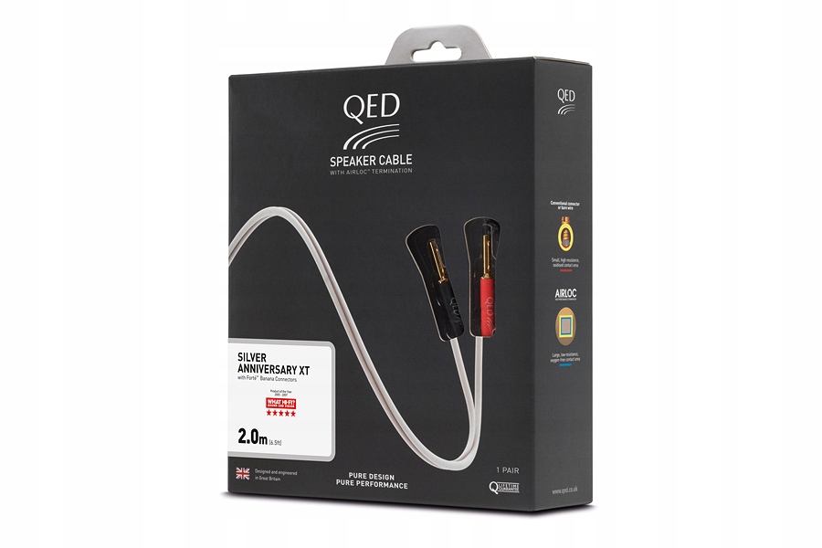 QED Silver Anniversary XT-кабель динамика 2x2m купить в Украине купить из Европы доставка - EuroZakup - Харьков, Одесса, Киев, Львов, Луцк, Днепр, Чернигов, Тернополь, Ужгород, Сумы, Запорожье, Херсон, Кривой-Рог, Николаев, Полтава. QED Silver Anniversary XT-кабель динамика 2x2m купить в Украине купить из Европы доставка - EuroZakup - Харьков, Одесса, Киев, Львов, Луцк, Днепр, Чернигов, Тернополь, Ужгород, Сумы, Запорожье, Херсон, Кривой-Рог, Николаев, Полтава.