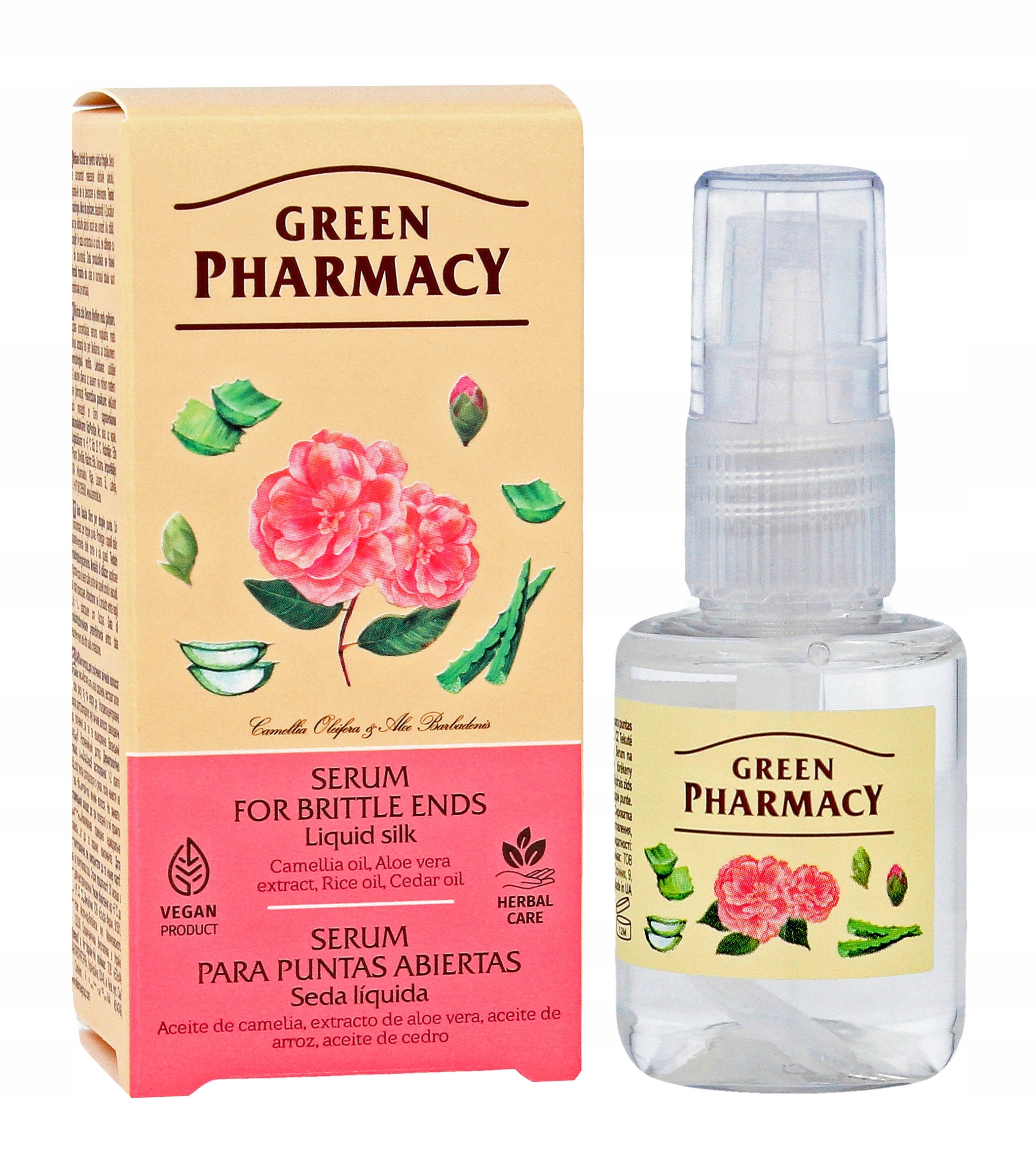 

Green Pharmacy Serum na łamliwe końcówki włosów