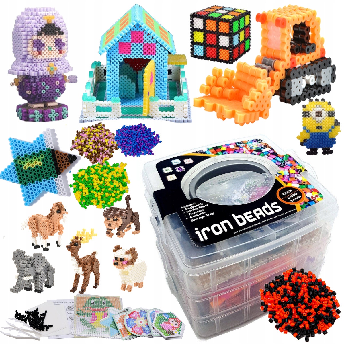 Prasowanka KORALIKI Do PRASOWANIA Zestaw 6000 El