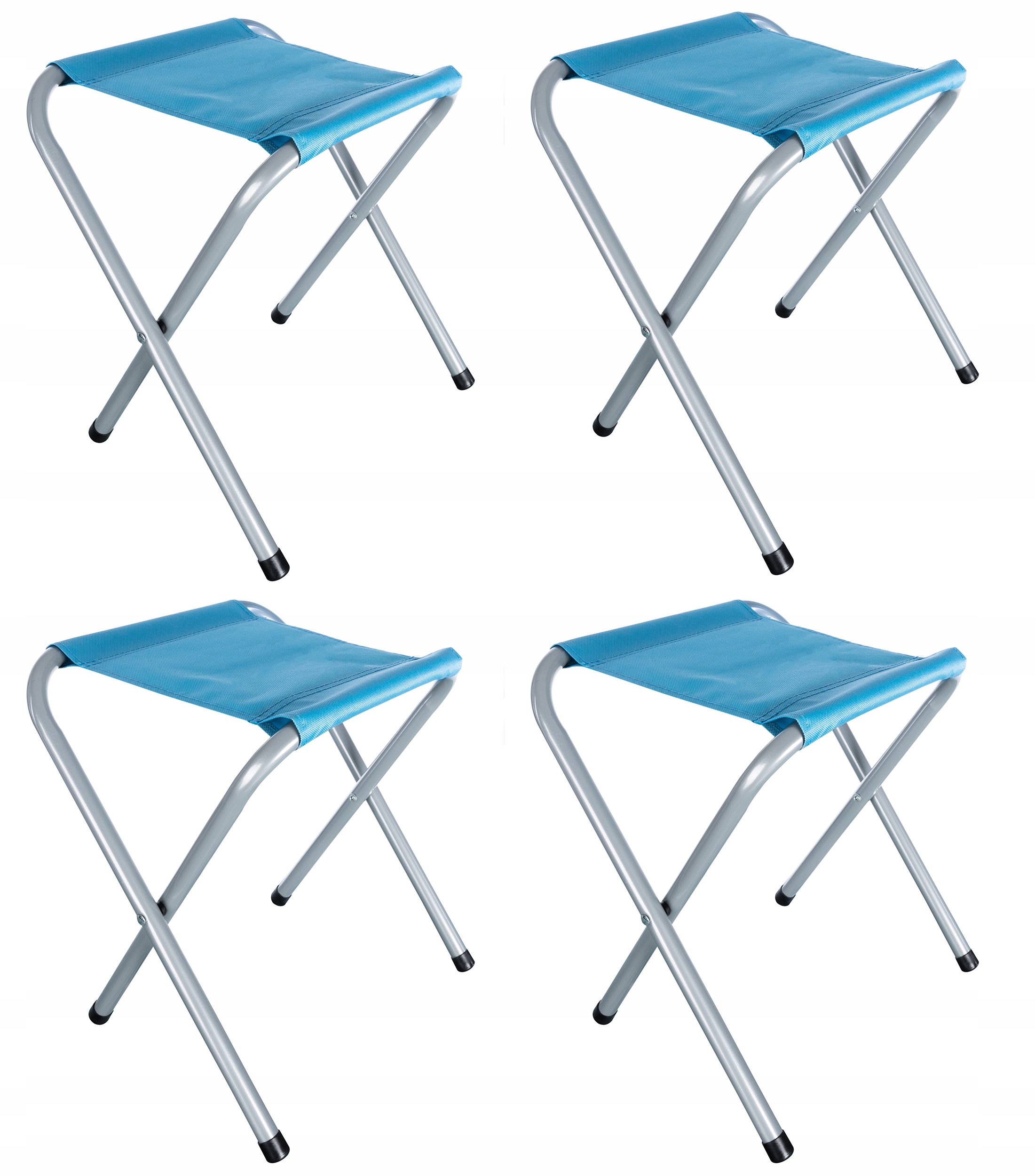 STÓŁ Biwakowy Stolik Składany 120x60x70cm + 4 STOŁKI ZESTAW TURYSTYCZNY Materiał stelaża aluminium