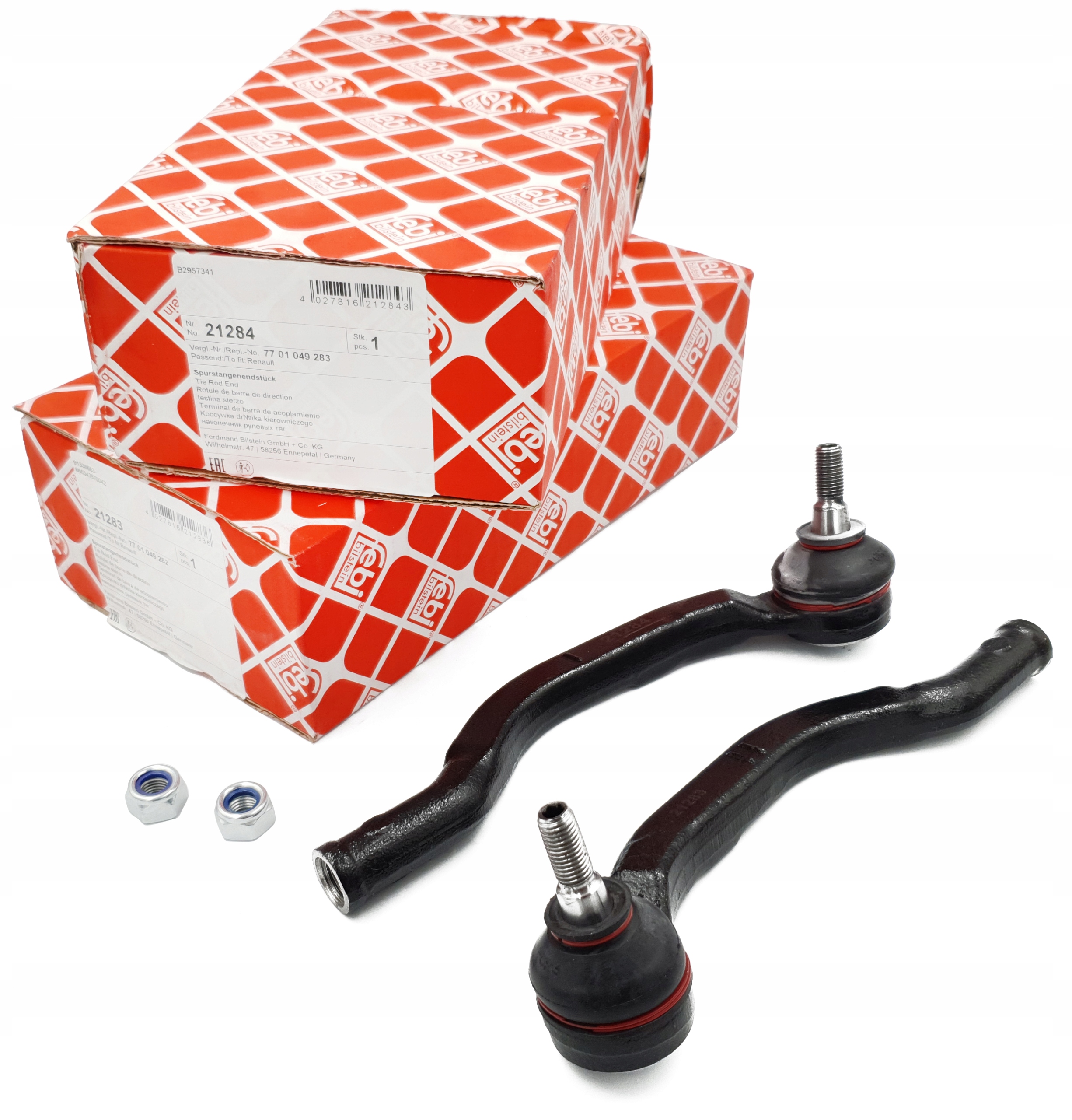 21283 - FEBI НАКОНЕЧНИКИ ТЯГ КОМПЛЕКТ RENAULT VEL SATIS