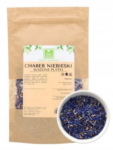 5 X Green Essence Chrpa Modrá modré okvětní lístky sušené květy 20 g