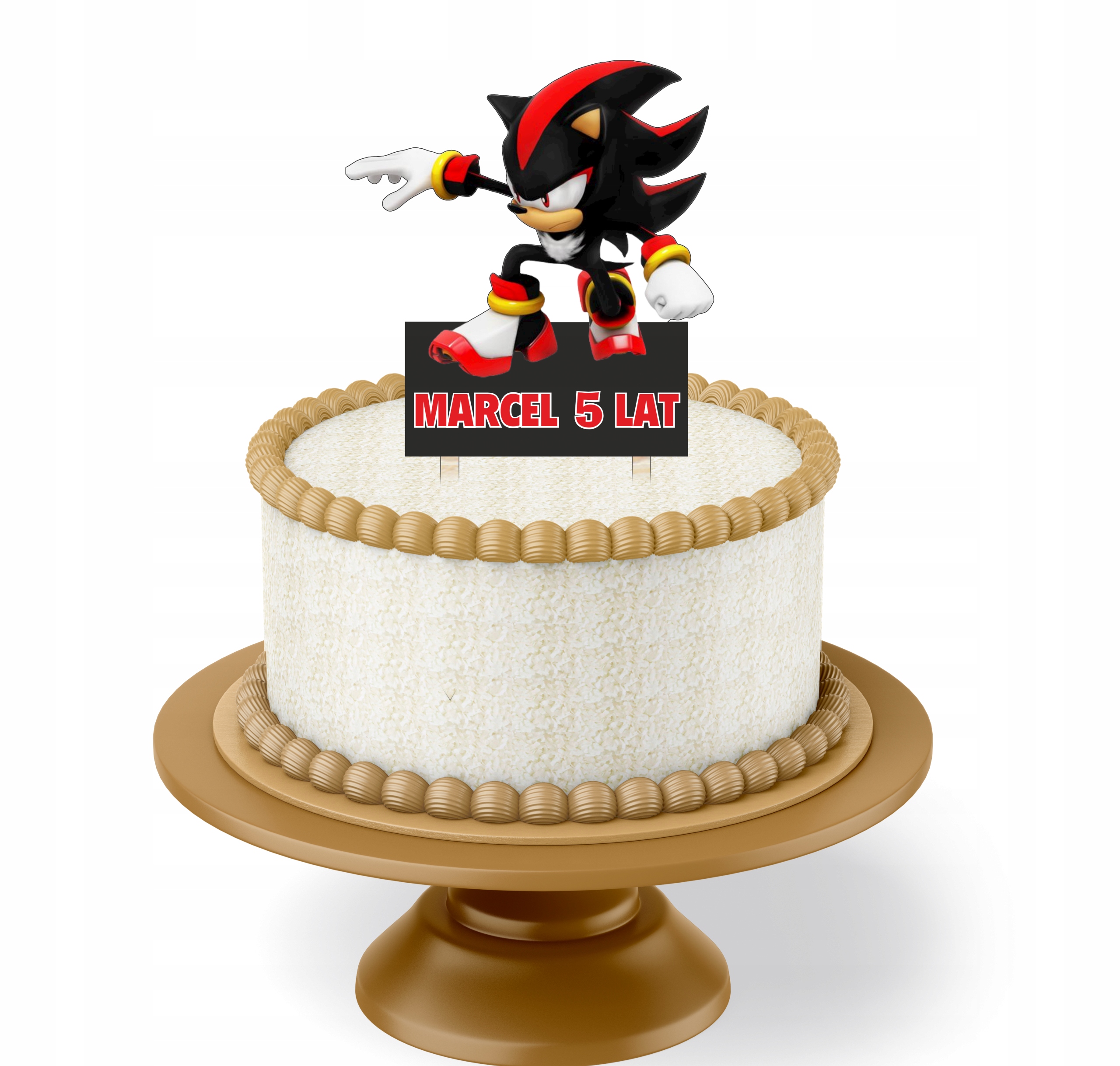 

Topper Kolorowy Sonic Shadow Imię