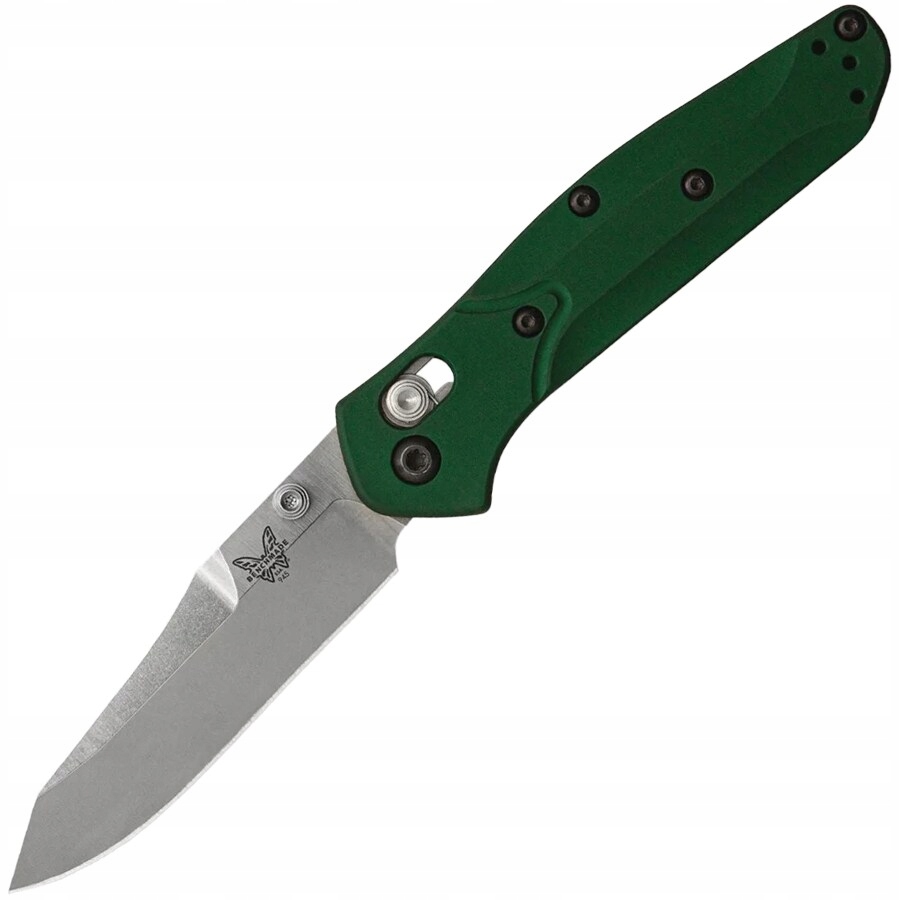 Nůž Benchmade Mini Osborne CPM-S30V zelený hliník s klipem