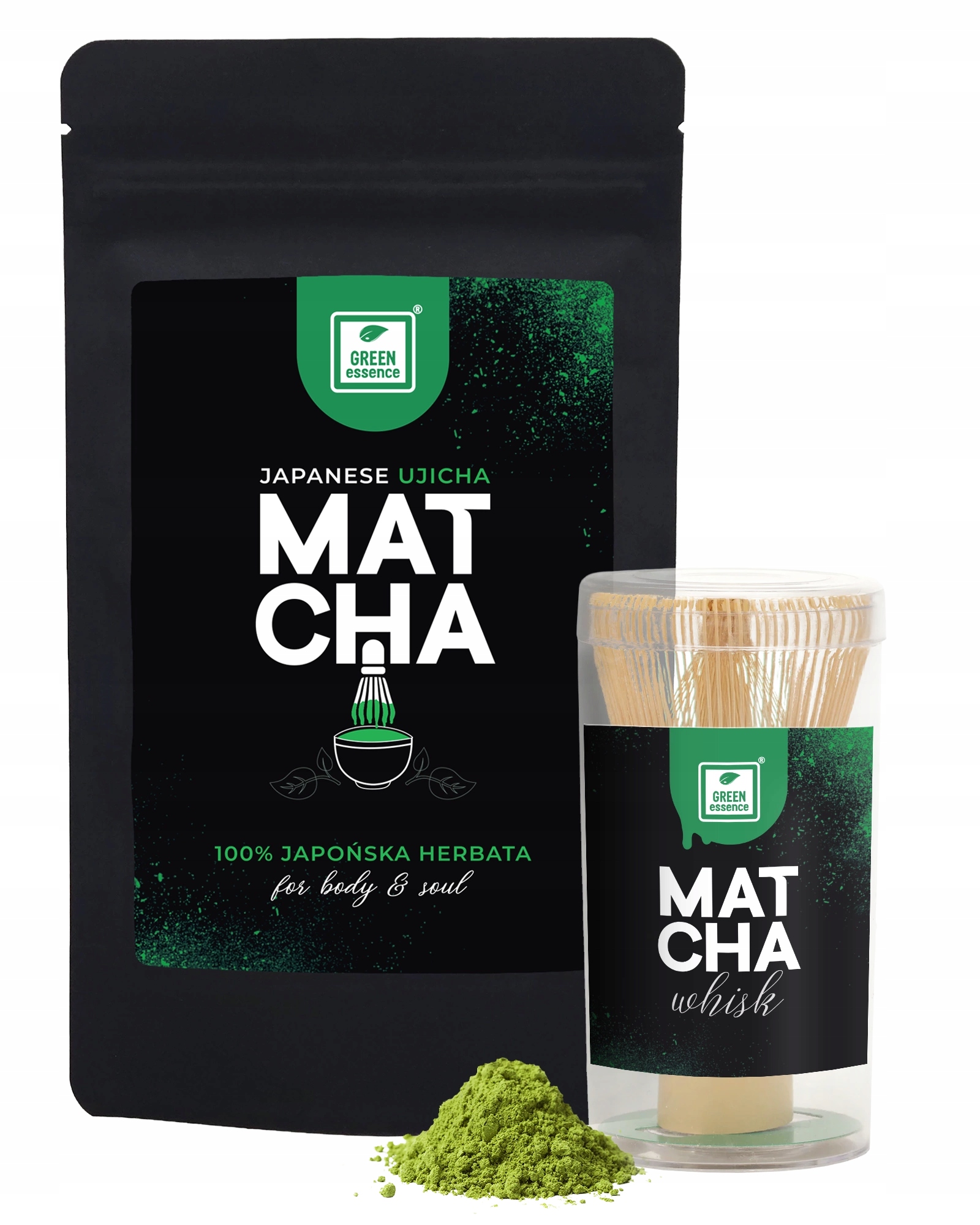 Zestaw Matcha Japońska Ujicha 100G Chasen herbata codzienna uji kyoto