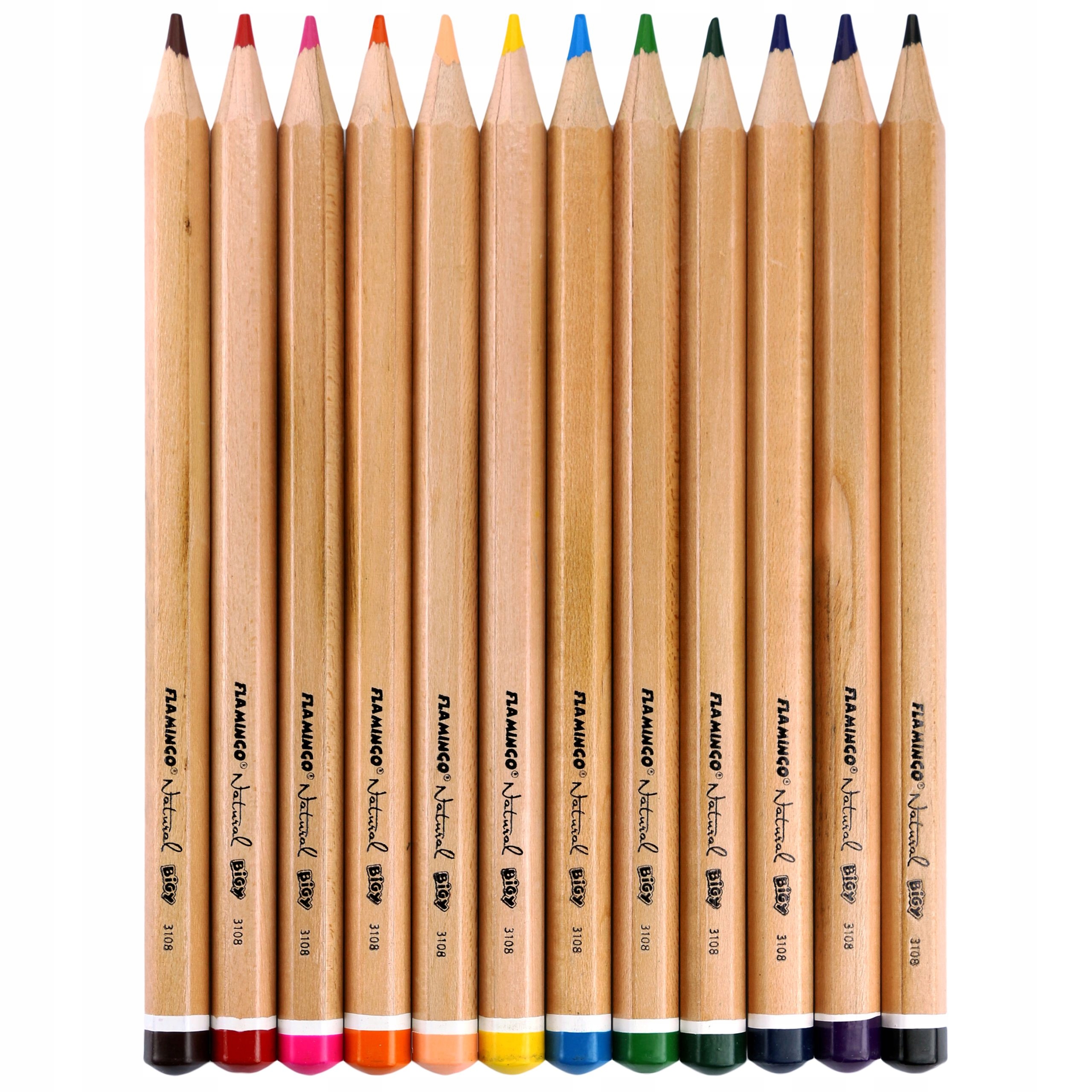 KREDKI 12KOL.JUMBO NATURAL