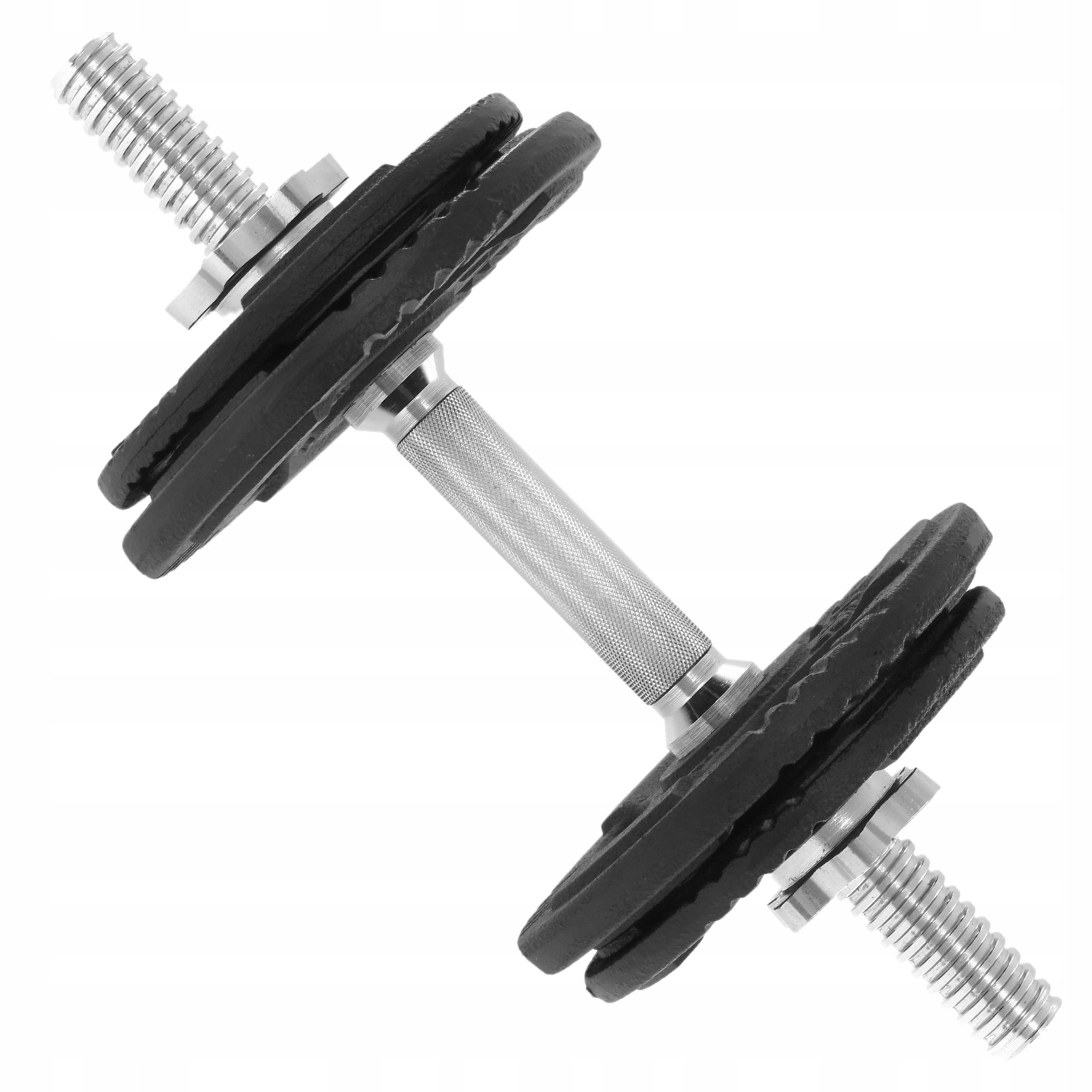 HRD SYSTEM HANTLA ŻELIWNA REGULOWANA 10KG HANTLA SZTANGA ZACISKI Marka HRD System