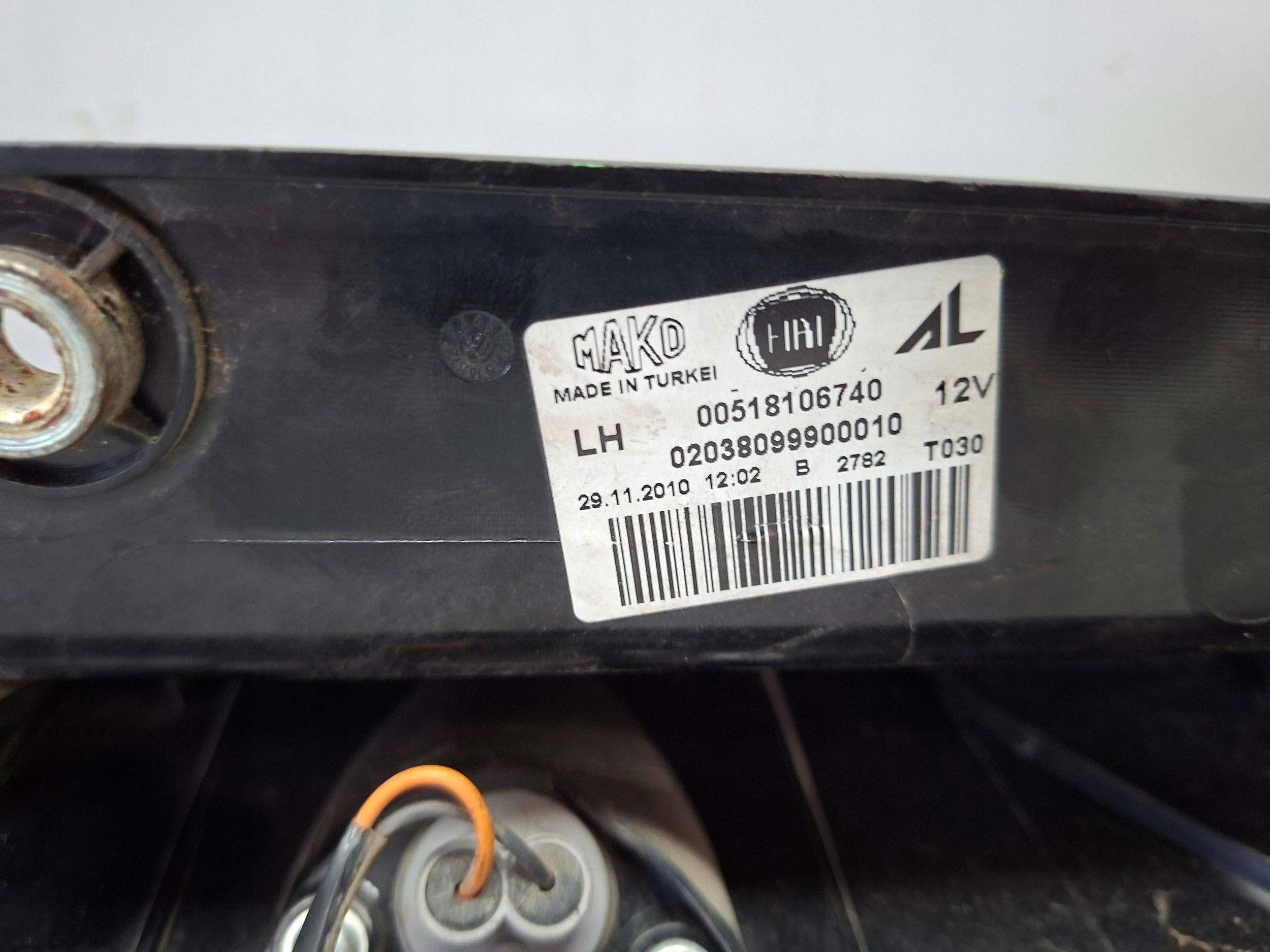light rear left 518106740 FIAT DOBLO II COMBO D 2010