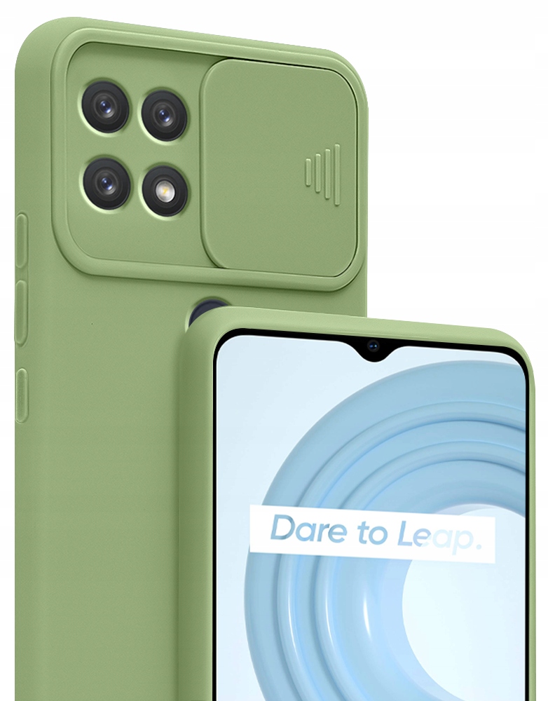 

Etui CamShield Case Szkło 9H do Realme C21