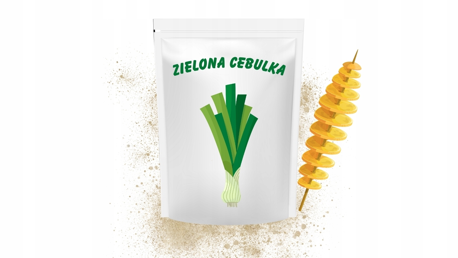 Posypka Koření Jarní Cibulka 1 kg Zatočený bramborový hranolek chipsy
