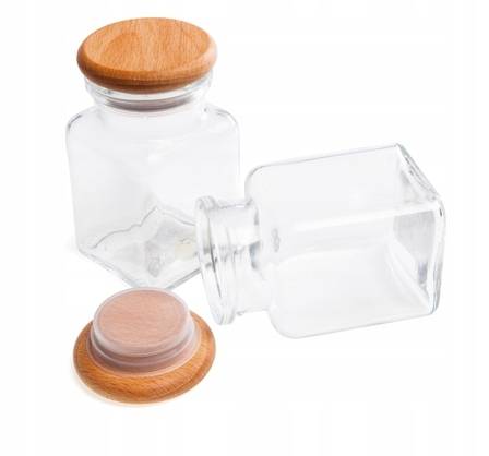 Zestaw 3 Przezroczystych Pojemników na Przyprawy 150 ml Marka Practic