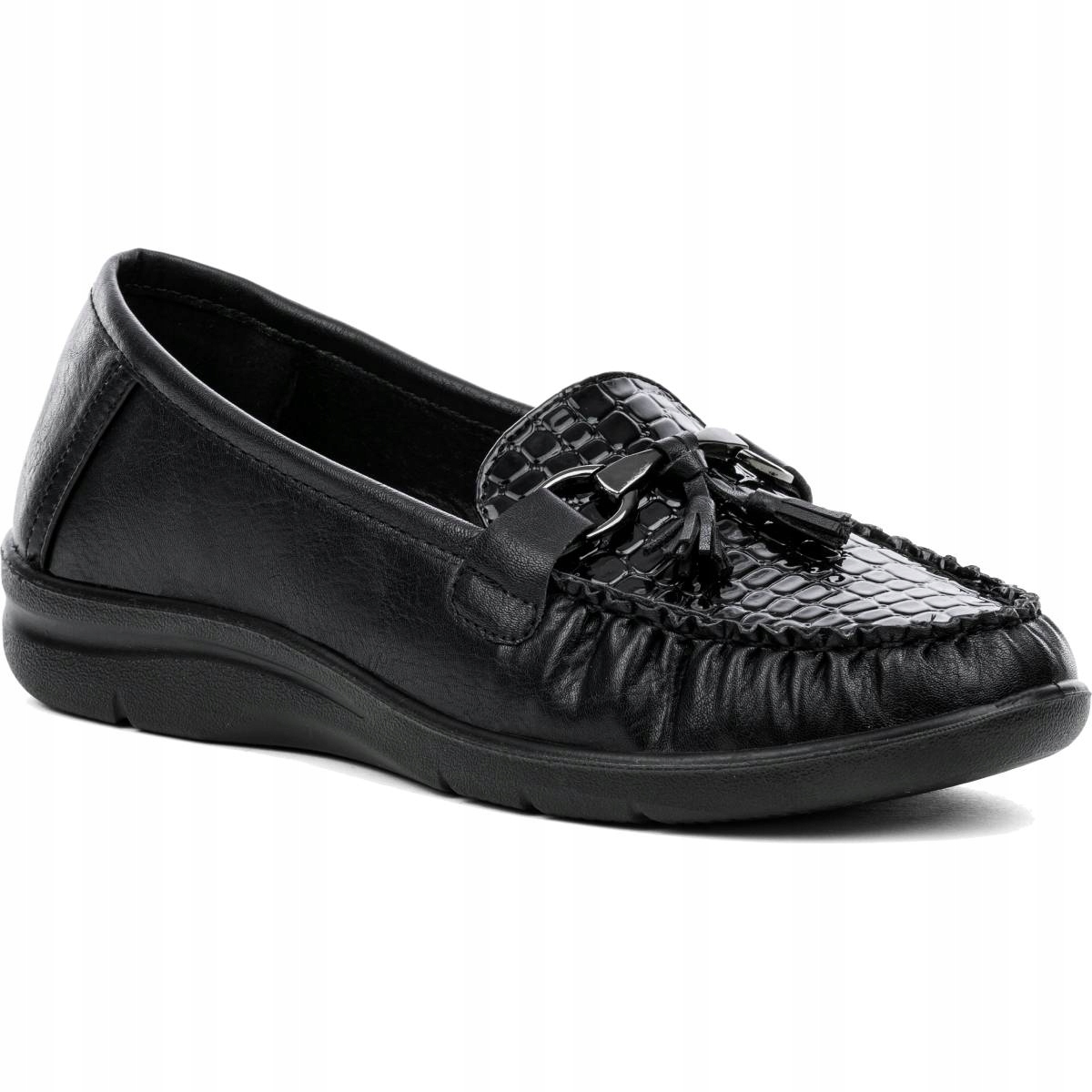 Polobotky mokasíny v.KŮŽE lehké Tuhost H pohodlné módní měkké Wojtyłko 38