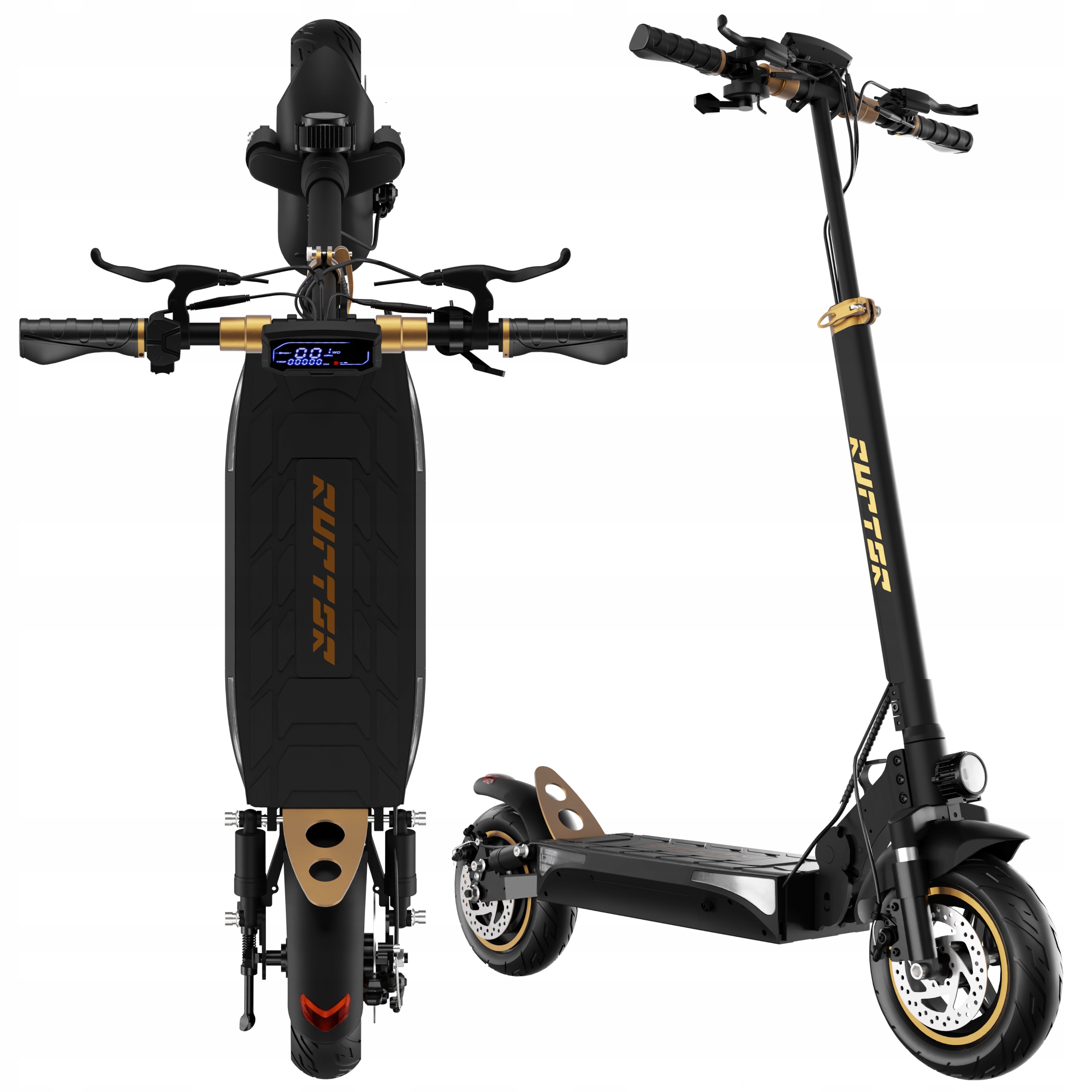 Pojazd elektryczny Ruptor Monos Cooper 500W 20Ah 48V 80km 45KM/h Aplikacja